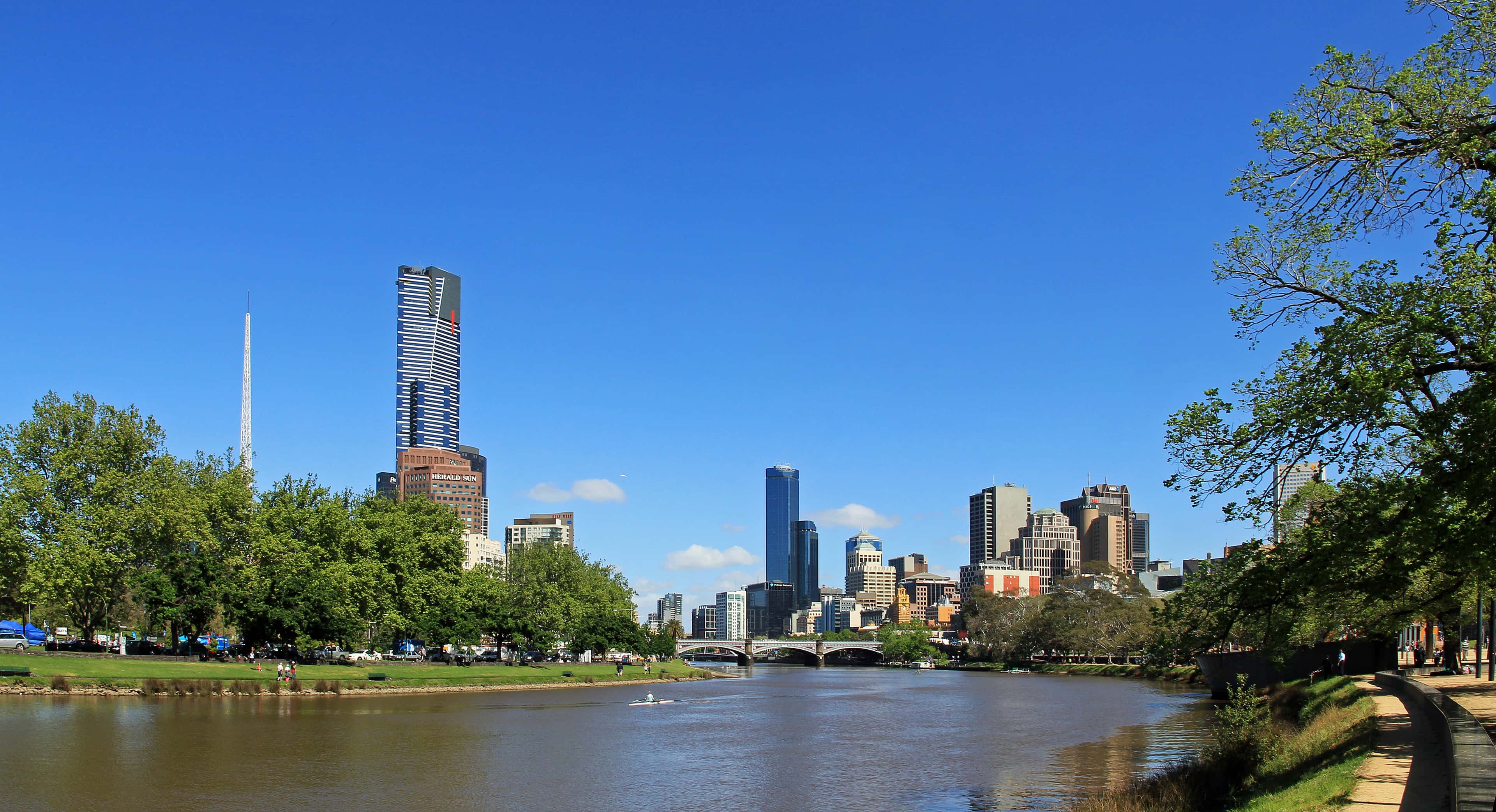 Melbourne skyline and Yarra River reference image