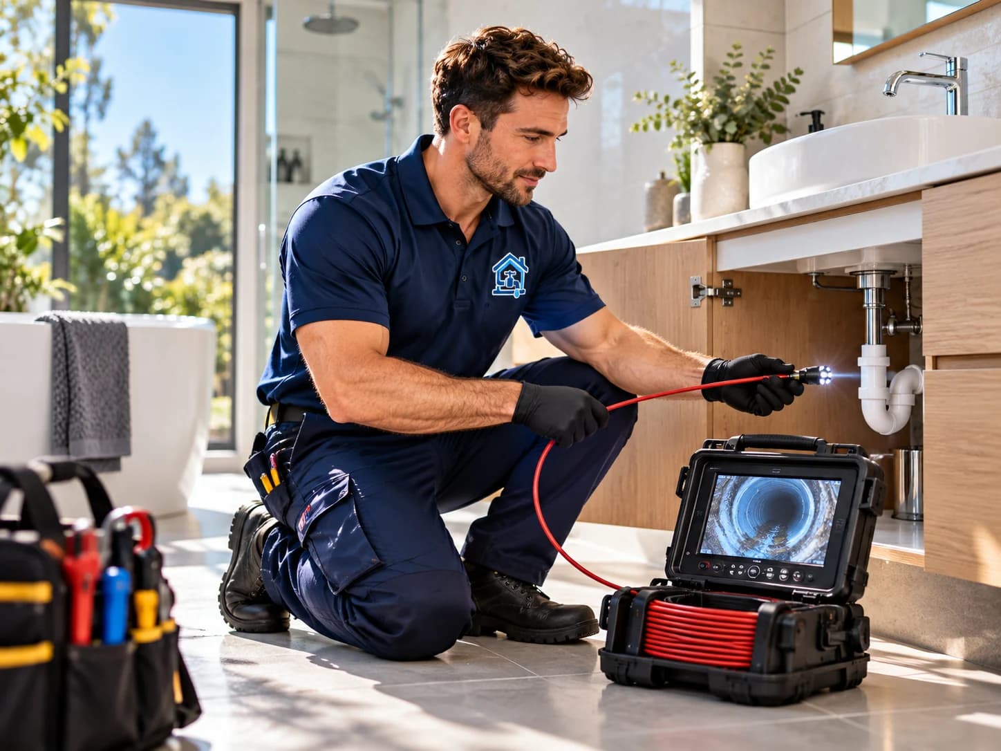 Inspection options — plumbing concept